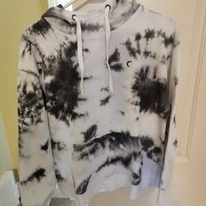 ZYIA Monochrome Tie-Dye Hoodie